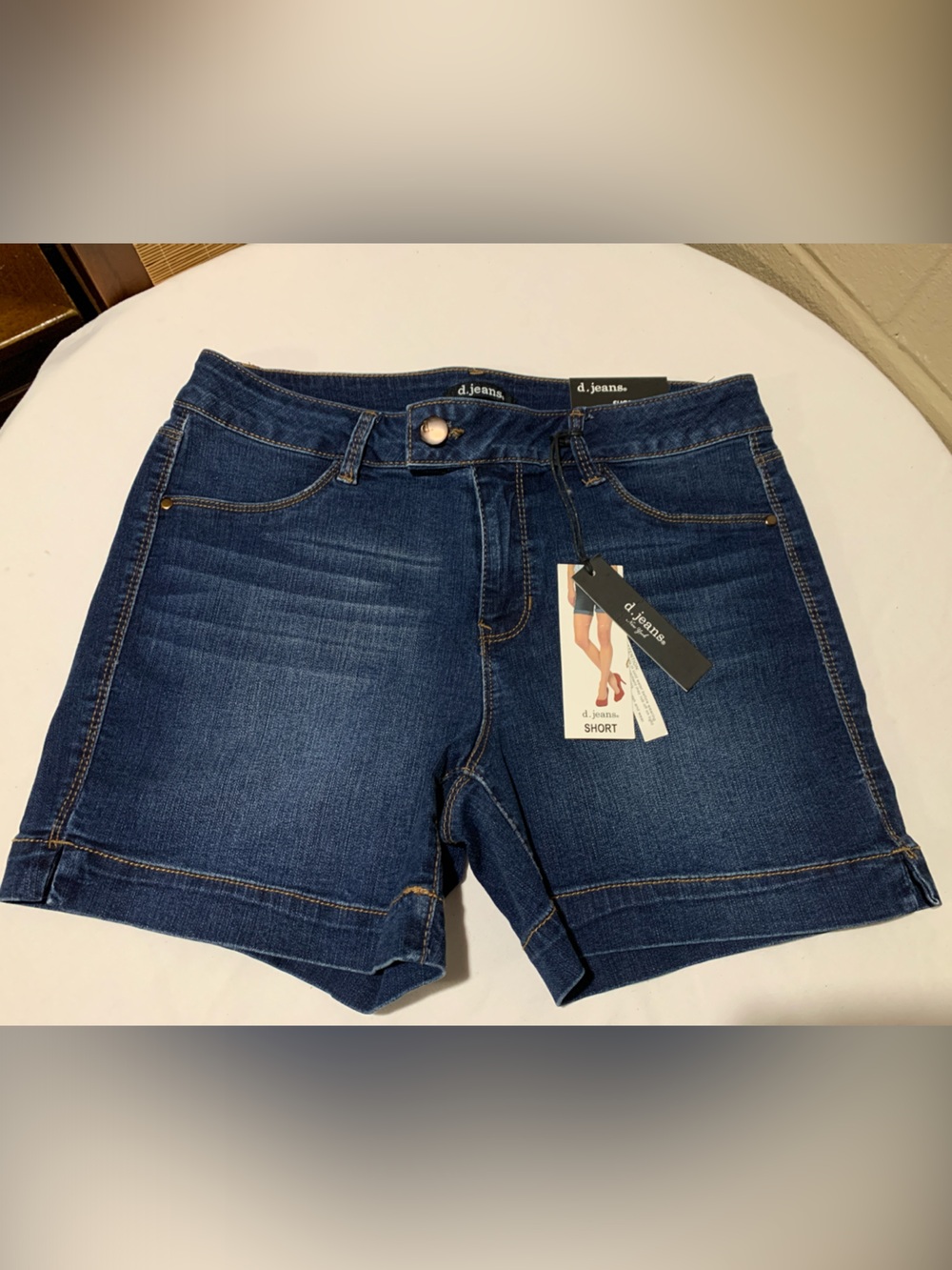 d. jeans Deep Indigo Women's Denim Shorts